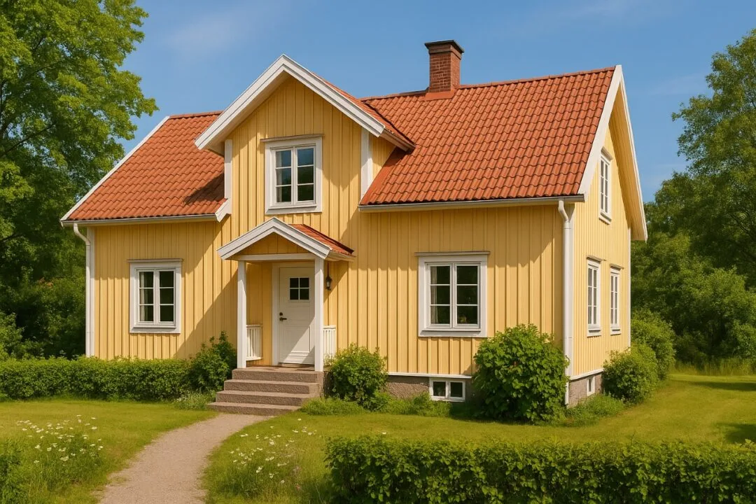Hus med bergvärme